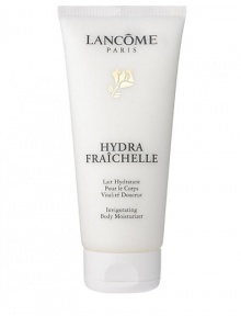 The latest addition to the Fraîchelle family, this advanced body treatment moisturizes and softens your skin beautifully. Formulated with Pure Vitamin E, Apricot Kernel Oil, Magnesium, Essential Fatty Acids, ProVitamin B5 and the scent of fresh florals, it leaves you feeling revived and invigorated all over. 6.8 oz. 