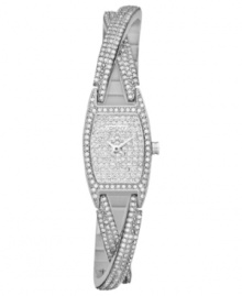 A shimmering bangle watch from DKNY that complements your jewelry collection.