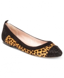 A fabulous flat every girl needs in her life! These flashy Vince Camuto flats feature sparkling detail and a pointed toe. Metallic accents give this everyday style notice-me appeal. A fabulous flat every girl needs in her life! These flashy Vince Camuto flats feature sparkling detail and a pointed toe. Metallic accents give this everyday style notice-me appeal.