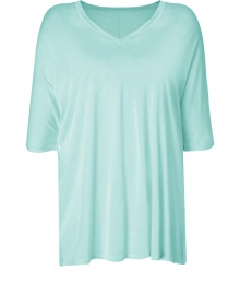 With a cool oversized silhouette and ultra soft feel, Steffen Schrauts tee lends an effortless chic edge to your outfit - V-neckline, elbow-length dolman sleeves, longer back - Loose, oversized fit - Wear with leather leggings, booties and chunky jewelry With a cool oversized silhouette and ultra soft feel, Steffen Schrauts tee lends an effortless chic edge to your outfit - V-neckline, elbow-length dolman sleeves, longer back - Loose, oversized fit - Wear with leather leggings, booties and chunky jewelry