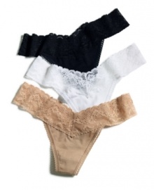 Hug your hips with the sheer lace of this daringly low-rise Timeless thong by Felina. Style #53066 Hug your hips with the sheer lace of this daringly low-rise Timeless thong by Felina. Style #53066