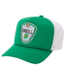 Give yourself a good, old fashioned dose of luck with this Dublin trucker cap from O'Neill topping of your look.
