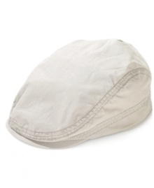 This classic driving cap from American Rag ups the ante on your street style in an instant. This classic driving cap from American Rag ups the ante on your street style in an instant.