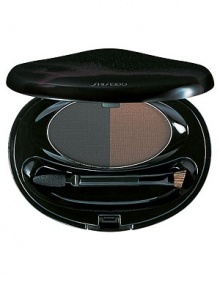 Brush on perfect brows or eyeliner. Soft or dramatic lines are easy to create with this convenient compact. Colors blend easily but stay on.Call Saks Fifth Avenue New York, (212) 753-4000 x2154, or Beverly Hills, (310) 275-4211 x5492, for a complimentary Beauty Consultation. ASK SHISEIDOFAQ Brush on perfect brows or eyeliner. Soft or dramatic lines are easy to create with this convenient compact. Colors blend easily but stay on.Call Saks Fifth Avenue New York, (212) 753-4000 x2154, or Beverly Hills, (310) 275-4211 x5492, for a complimentary Beauty Consultation. ASK SHISEIDOFAQ