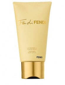 The generous and silky texture of the Fan di FENDI body lotion instantly melts on the skin providing absolute comfort all day long. The skin is moisturized, soft and lightly scented by the sensual Fan di FENDI notes. The perfumed body lotion extends the sensual Fan di FENDI experience on your skin. 5 oz.Top Notes: Pear blackburrant accord, Tangerine, Pink peppercorn Heart Notes: Damascena rose, Yellow jasmine Base Notes: Soft leather accord, Patchouli The generous and silky texture of the Fan di FENDI body lotion instantly melts on the skin providing absolute comfort all day long. The skin is moisturized, soft and lightly scented by the sensual Fan di FENDI notes. The perfumed body lotion extends the sensual Fan di FENDI experience on your skin. 5 oz.Top Notes: Pear blackburrant accord, Tangerine, Pink peppercorn Heart Notes: Damascena rose, Yellow jasmine Base Notes: Soft leather accord, Patchouli