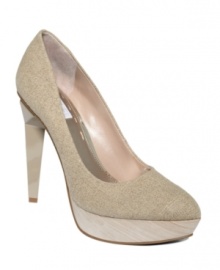 The Carthay2 platform pumps are a great neutral to add to your collection. The fabric upper and wooden-like platform and heel are subtle ways to infuse texture into your day. The Carthay2 platform pumps are a great neutral to add to your collection. The fabric upper and wooden-like platform and heel are subtle ways to infuse texture into your day.