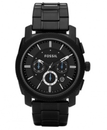 In basic black, this Fossil chronograph is the perfect sleek sports watch for every occasion.