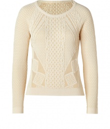 This super-chic texturized pullover will add stylish flair to your daytime look - Round neck, long sleeves, textured knit, ribbed hem and cuffs - Pair with high waisted trousers and pumps This super-chic texturized pullover will add stylish flair to your daytime look - Round neck, long sleeves, textured knit, ribbed hem and cuffs - Pair with high waisted trousers and pumps