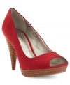 A rising star. The flirty, shiny peep toe pump from Style&co.;