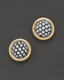From the Lagos Caviar collection, a cute cluster of sterling silver orbs nestled in a small circular stud earring. Designed by Lagos. From the Lagos Caviar collection, a cute cluster of sterling silver orbs nestled in a small circular stud earring. Designed by Lagos.