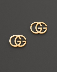 18K yellow gold earrings by Gucci. 18K yellow gold earrings by Gucci.