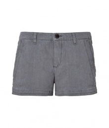 Ultra-stylish and sleek, these shorts from Theyskens Theory give new life to your warm weather basics - Flat front, belt loops, off-seam pockets, back patch pockets, mini length - Wear with a sheer silk blouse, a leather jacket, and platform booties Ultra-stylish and sleek, these shorts from Theyskens Theory give new life to your warm weather basics - Flat front, belt loops, off-seam pockets, back patch pockets, mini length - Wear with a sheer silk blouse, a leather jacket, and platform booties