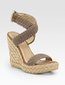 Warm-weather style in a strappy, hand-crocheted espadrille silhouette with a natural jute wedge. Jute wedge heel, 4½ (115mm)Platform, 1 (25mm)Compares to a 3½ heel (90mm)Crochet upperRubber solePadded insoleImported Warm-weather style in a strappy, hand-crocheted espadrille silhouette with a natural jute wedge. Jute wedge heel, 4½ (115mm)Platform, 1 (25mm)Compares to a 3½ heel (90mm)Crochet upperRubber solePadded insoleImported