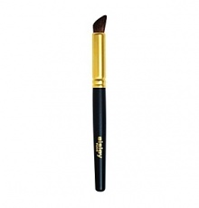 The beveled shape of Eyelid Shading Brush is designed for dual use with no color-mixing? risk: the flat side applies light-colored shadow over the whole eyelid, while the beveled side applies darker shadow for intensity and definition. The beveled shape of Eyelid Shading Brush is designed for dual use with no color-mixing? risk: the flat side applies light-colored shadow over the whole eyelid, while the beveled side applies darker shadow for intensity and definition.