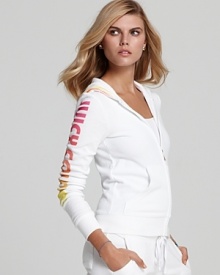 Juicy Couture Waterbase Printed Original Zip Hoodie Juicy Couture Waterbase Printed Original Zip Hoodie