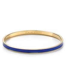 Crazy for color. This kate spade new york bangle is all about hue, engraved with some of the brand's favorite turns of phrase. Crazy for color. This kate spade new york bangle is all about hue, engraved with some of the brand's favorite turns of phrase.
