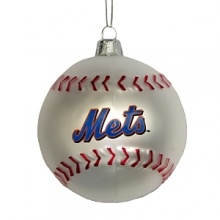 A holiday ornament perfect for the ultimate Mets fan. A holiday ornament perfect for the ultimate Mets fan.