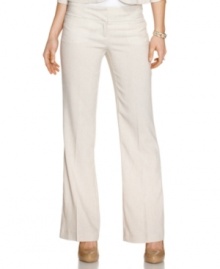Opt for the classic wide leg design of these pants from XOXO for a simple way to slip into superior style! Opt for the classic wide leg design of these pants from XOXO for a simple way to slip into superior style!