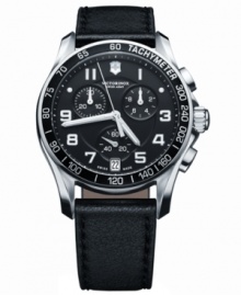 A technical masterpiece for the classic gentleman: the Chrono Classic watch collection by Victorinox Swiss Army.