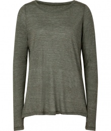 Perfectly draped with a high-low, Vinces long sleeve tee is a versatile must for layered looks - Wide neckline, long sleeves, slit sides, longer back - Softly draped silhouette - Wear alone with jeans or under chunky modern knits Perfectly draped with a high-low, Vinces long sleeve tee is a versatile must for layered looks - Wide neckline, long sleeves, slit sides, longer back - Softly draped silhouette - Wear alone with jeans or under chunky modern knits