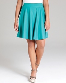 A cascade of jewel tone enlivens this flared Love Ady Plus skirt. Team with a vibrant silk blouse and gleaming accents for a glamorous approach to color blocking. A cascade of jewel tone enlivens this flared Love Ady Plus skirt. Team with a vibrant silk blouse and gleaming accents for a glamorous approach to color blocking.