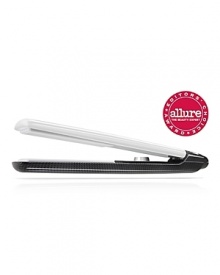 Take the flat out of flat ironing - The award-winning T3® flat iron for smoothing and shaping world-class hair.Intelligent digital SinglePass™ heating perfectly maintains the selected plate temperature during styling for effortless, high-speed styling and smooth, shiny, long-lasting results.Pioneering T3® technology infuses only the highest quality Tourmaline gemstones that emit ionic, infrared heat to seal in moisture and reduce static electricity for frizz-free, healthy, cuticle smoothing styling.Designed with a curved body and beveled plate edges so that while you straighten you can style flips, body, shape, waves and even curls. Take the flat out of flat ironing - The award-winning T3® flat iron for smoothing and shaping world-class hair.Intelligent digital SinglePass™ heating perfectly maintains the selected plate temperature during styling for effortless, high-speed styling and smooth, shiny, long-lasting results.Pioneering T3® technology infuses only the highest quality Tourmaline gemstones that emit ionic, infrared heat to seal in moisture and reduce static electricity for frizz-free, healthy, cuticle smoothing styling.Designed with a curved body and beveled plate edges so that while you straighten you can style flips, body, shape, waves and even curls.