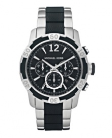 Shift into overdrive with this striking sport watch by Michael Kors.