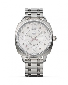 Juicy Couture's Beau Bracelet is a timeless borrowed-from-the-boys style. Wear it to offset an ultra-feminine look. Juicy Couture's Beau Bracelet is a timeless borrowed-from-the-boys style. Wear it to offset an ultra-feminine look.
