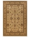 Pure tradition. The Camelot area rug from Sphinx reinvents medallion and floral designs of the past for the modern home. Axminster-woven in Egypt of the softest, richest New Zealand wool, this area rug offers rare durability through its intricately woven pile and backing, making it perfect for high-traffic areas.