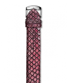 Switch up your Philip Stein style with this sleek, elegant snake strap. Switch up your Philip Stein style with this sleek, elegant snake strap.