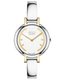 Set the tempo of your day with this golden Contempo timepiece from esQ Movado. Set the tempo of your day with this golden Contempo timepiece from esQ Movado.