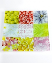 Vibrant fruit and flowers on this Pear Delight platter garnish the main course or your favorite party fare with lasting freshness. From Prima Designs' collection of serveware and serving dishes. (Clearance) Vibrant fruit and flowers on this Pear Delight platter garnish the main course or your favorite party fare with lasting freshness. From Prima Designs' collection of serveware and serving dishes. (Clearance)