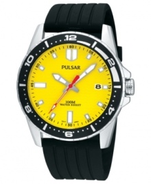 Keep up the pace with this accurate Active Sport watch from Pulsar.