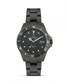 For the cool-girl at heart, Toy Watch's aluminum chronograph adds a playful edge. Wear this glossy black bracelet with matte leather and hard-hitting boots for covetable coordination. For the cool-girl at heart, Toy Watch's aluminum chronograph adds a playful edge. Wear this glossy black bracelet with matte leather and hard-hitting boots for covetable coordination.