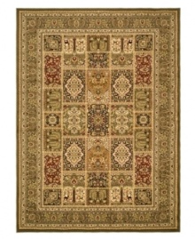 For decor that demands attention. This Safavieh area rug features an intricate patchwork pattern that encapsulates the beauty and detail of time-honored Persian designs. Highlighted in welcoming green tones and crafted from soft polypropylene, this rug radiates timeless allure with the added convenience of easy-care construction. For decor that demands attention. This Safavieh area rug features an intricate patchwork pattern that encapsulates the beauty and detail of time-honored Persian designs. Highlighted in welcoming green tones and crafted from soft polypropylene, this rug radiates timeless allure with the added convenience of easy-care construction.
