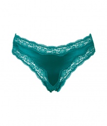 With a lovely vintage aesthetic, this Stella McCartney lace-trimmed thong adds romantic style to any look - Lace-laden waistband and hem, classic thong style - Perfect under virtually any outfit or paired with a matching bra for stylish lounging With a lovely vintage aesthetic, this Stella McCartney lace-trimmed thong adds romantic style to any look - Lace-laden waistband and hem, classic thong style - Perfect under virtually any outfit or paired with a matching bra for stylish lounging