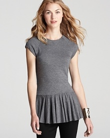 Keep fall light with this whimsical Rebecca Taylor top, flaunting a peplum for the prettiest of accents. Keep fall light with this whimsical Rebecca Taylor top, flaunting a peplum for the prettiest of accents.