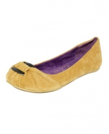 Casual corduroy is a staple for pants and skirts in cooler weather, but Blowfish translates the cozy fabric to these stylish Saul ballet flats. The plate detailing adds polish, dressing up an otherwise casual look. Casual corduroy is a staple for pants and skirts in cooler weather, but Blowfish translates the cozy fabric to these stylish Saul ballet flats. The plate detailing adds polish, dressing up an otherwise casual look.
