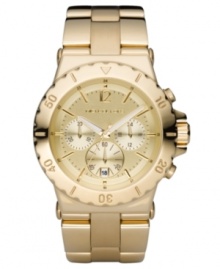 Dress up with gilded glamour with this Michael Kors watch.