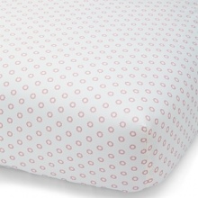 A coordinating floral dot pattern in pale pink.The American Academy of Pediatrics and the U.S. Consumer Product Safety Commission have made recommendations for safe bedding practices for babies. When putting infants under 12 months to sleep, remove pillows, quilts, comforters, and other soft items from the crib. A coordinating floral dot pattern in pale pink.The American Academy of Pediatrics and the U.S. Consumer Product Safety Commission have made recommendations for safe bedding practices for babies. When putting infants under 12 months to sleep, remove pillows, quilts, comforters, and other soft items from the crib.