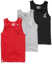 Exercise your right to bear arms in this cool tank from LRG.