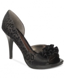 With a name like Pretty, these Carlos by Carlos Santana shoes can't be anything but awesome. Satin ruffles finish off these platform sandals look with a dose of femininity. With a name like Pretty, these Carlos by Carlos Santana shoes can't be anything but awesome. Satin ruffles finish off these platform sandals look with a dose of femininity.