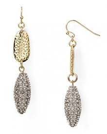 Coolly elegant. This pair of oval drop earrings from RJ Graziano is a low-effort, high-impact way to punctuate every look. Coolly elegant. This pair of oval drop earrings from RJ Graziano is a low-effort, high-impact way to punctuate every look.