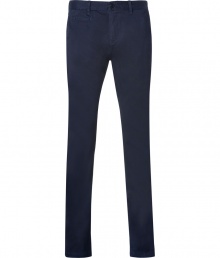 Build the foundations of countless looks on Burberry Brits slim fit cotton trousers, a classically chic choice perfect for all for seasons - Side and buttoned back slit pockets, button closure, belt loops - Slim fit - Wear with everything from cashmere pullovers and lace-ups to flannels and sneakers