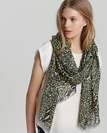 Go wild for this leopard print scarf from DIANE von FURSTENBERG. Go wild for this leopard print scarf from DIANE von FURSTENBERG.