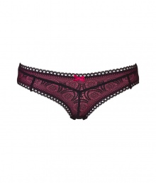 Seductive yet luxe, these pretty in pink briefs from Elle MacPherson Intimates are a must-have - Solid pink panties with contrasting lace overlay, lace trim, bow detail - Perfect under virtually every outfit Seductive yet luxe, these pretty in pink briefs from Elle MacPherson Intimates are a must-have - Solid pink panties with contrasting lace overlay, lace trim, bow detail - Perfect under virtually every outfit