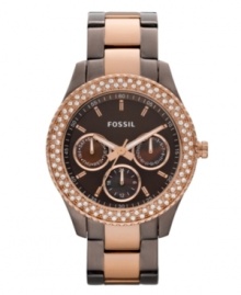 As rich and decadent as your favorite dessert: the Stella watch by Fossil.