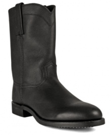 Frye combines modern comfort and old world charm with these smooth, plain toe leather men's boots. You'll feel like a modern day cowboy when you slip into this roguish pair of boots for men. Frye combines modern comfort and old world charm with these smooth, plain toe leather men's boots. You'll feel like a modern day cowboy when you slip into this roguish pair of boots for men.