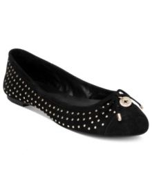 Brighten up your day with the silver studs of BCBGeneration's Wallee flats. Brighten up your day with the silver studs of BCBGeneration's Wallee flats.
