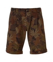 Add high style appeal to your warm weather look with these camo printed shorts from D&G Dolce & Gabbana - Pleat front, off-seam pockets, classic Bermuda style, back flap pockets, cuffed hem, all-over print - Wear with a tee, flip-flops or trainers Add high style appeal to your warm weather look with these camo printed shorts from D&G Dolce & Gabbana - Pleat front, off-seam pockets, classic Bermuda style, back flap pockets, cuffed hem, all-over print - Wear with a tee, flip-flops or trainers